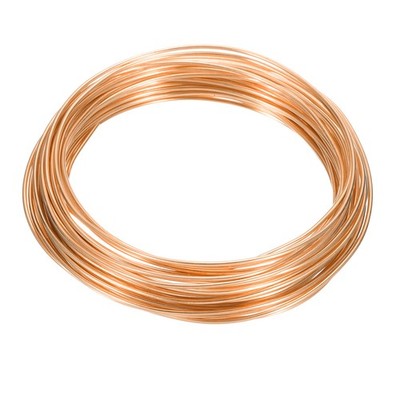 1pcs 15 Gauge Craft Wire Beading Wire for Jewelry Making DIY(Rose Gold)