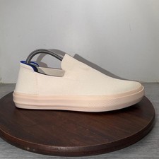 Rothy's Shoes The City Slip On Men  s 8 Women  s 9.5 Ivory Comfort Sneaker Classy