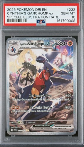 Cynthia's Garchomp ex graded PSA 10 for sale on eBay