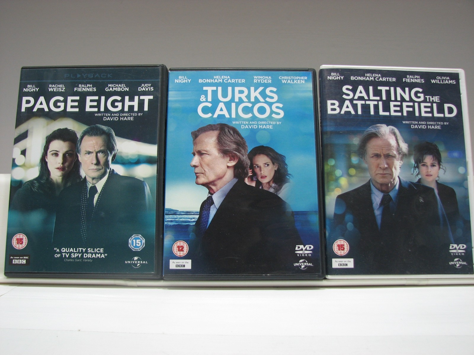 Worricker Trilogy. Page Eight / Turks and Caicos / Salting The Battlefield (DVD)