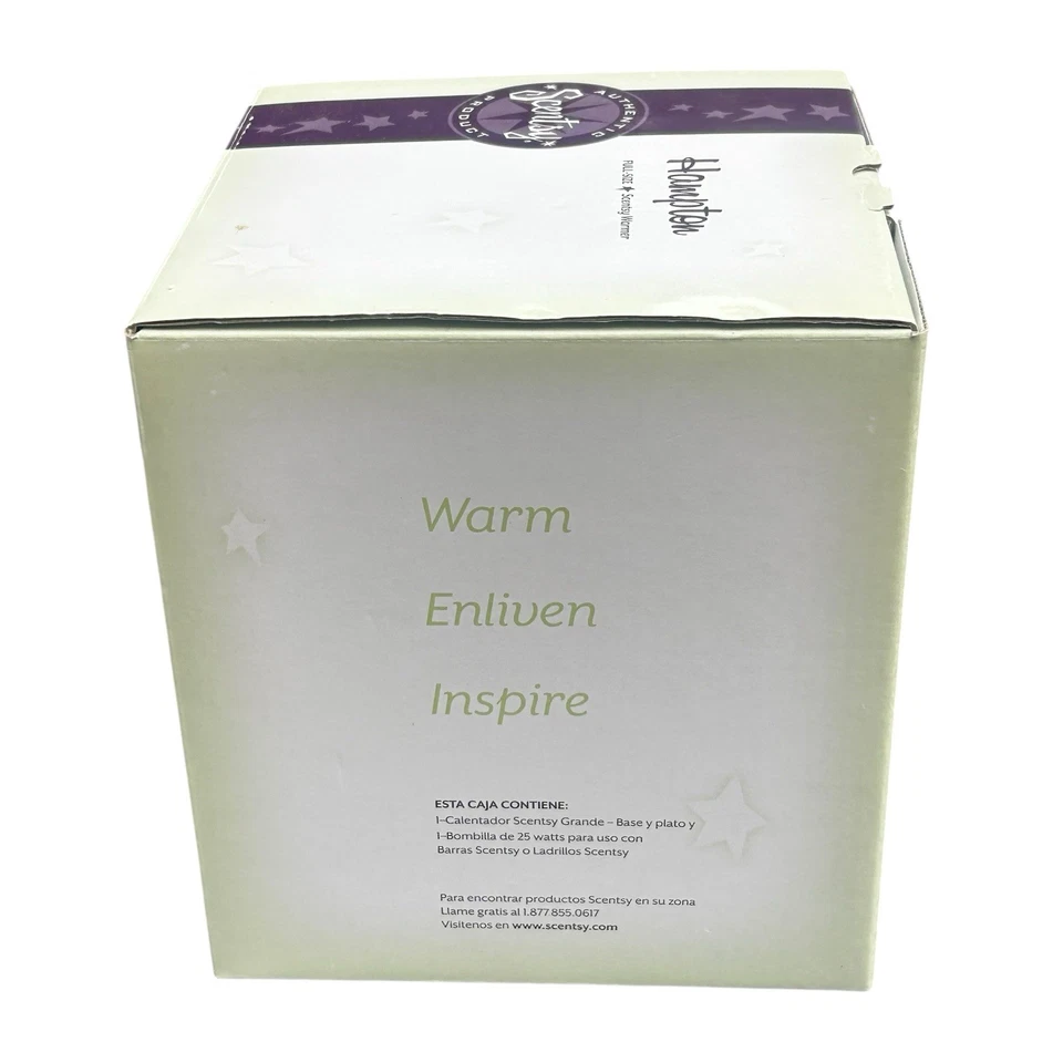 Scentsy Hampton Plug In Wax Melt Warmer Retired New in Box - Image 4 of 4