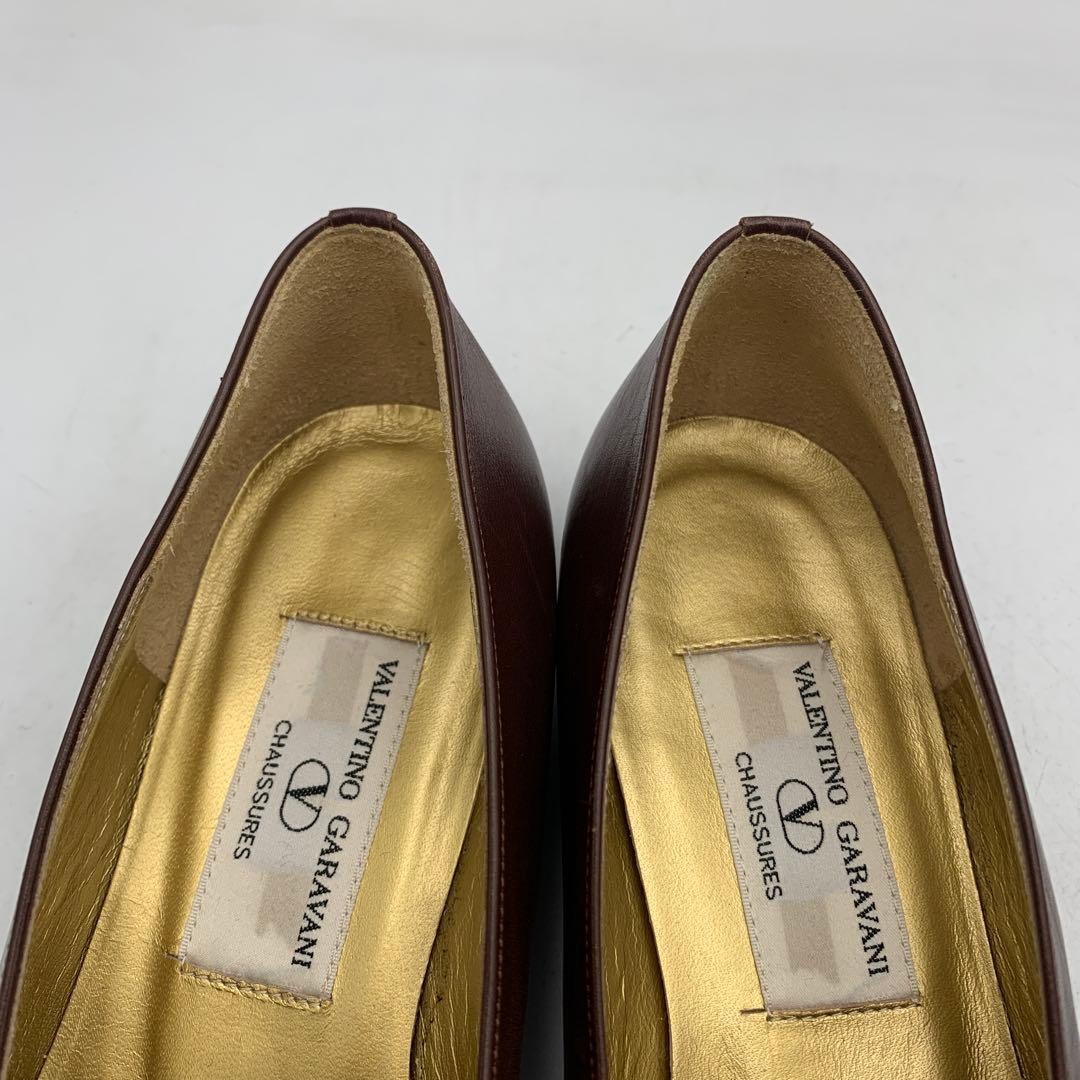 Valentino Garavani Pumps Heel Leather Brown EU36/US6 116179c thumbnail 7