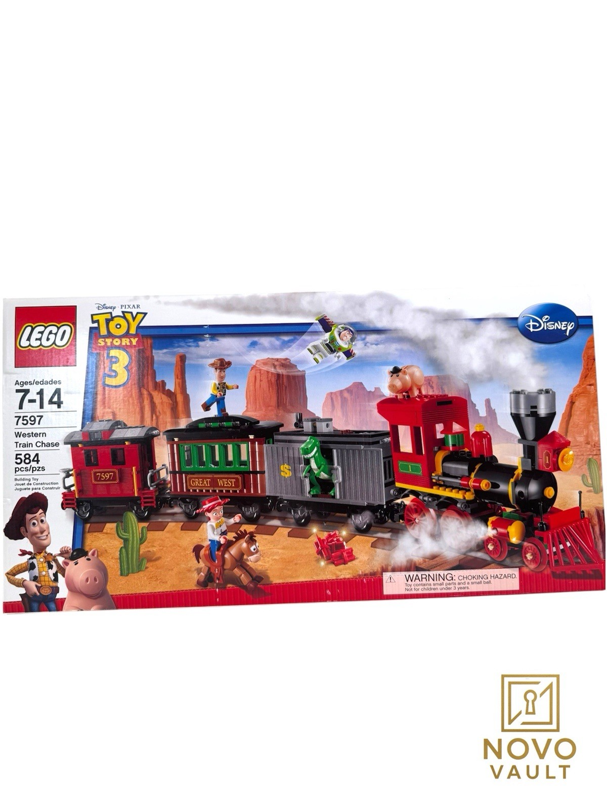 NEW SEALED LEGO set 7597 Toy Story 3 Western Train Chase 2010 NISB NM++ Box!!