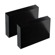 High-Density Polyethylene HDPE Plastic Block 1" Thick - 3" x 6" HDPE Plasti...