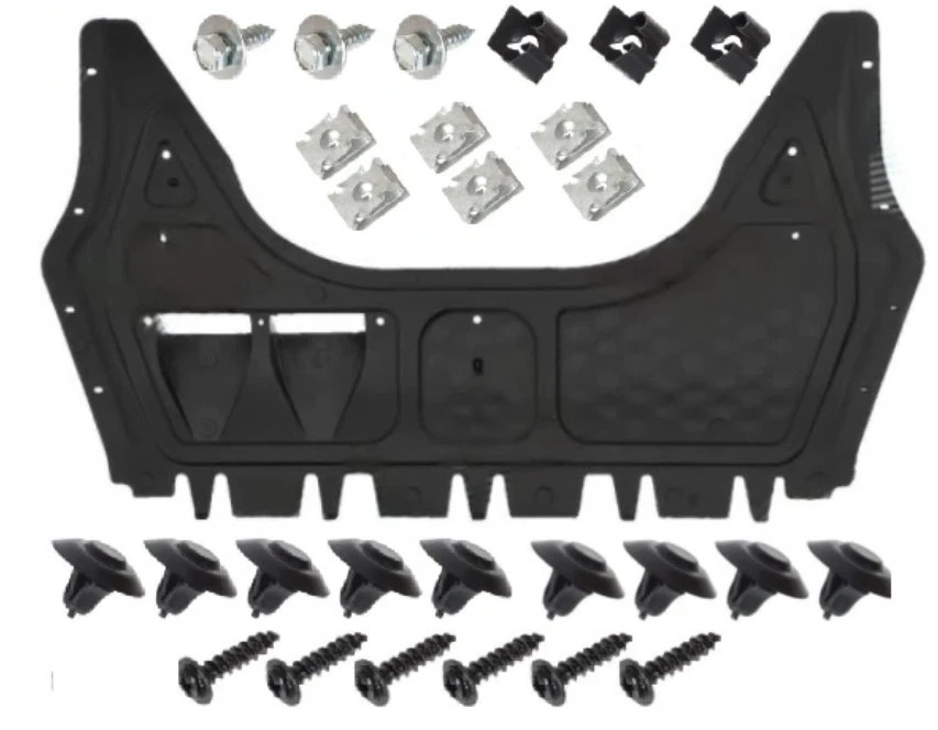Unterfahrschutz Motorschutz + Einbausatz Clips Vw Caddy Iii Golf V Vi Jetta Iii-image