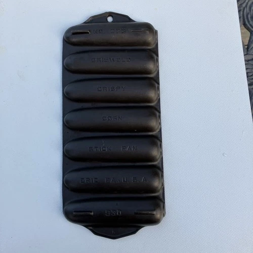 Griswold Crispy Corn Bread Stick Pan No 273 Erie PA USA 930 Vintage Cast Iron !