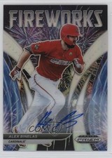 2021 Panini Prizm Draft Picks Fireworks Silver Alex Binelas #F-AB Auto u6m