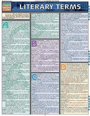 Literary Terms (Quickstudy Reference - Pamphlet, by BarCharts Inc. - Very Good