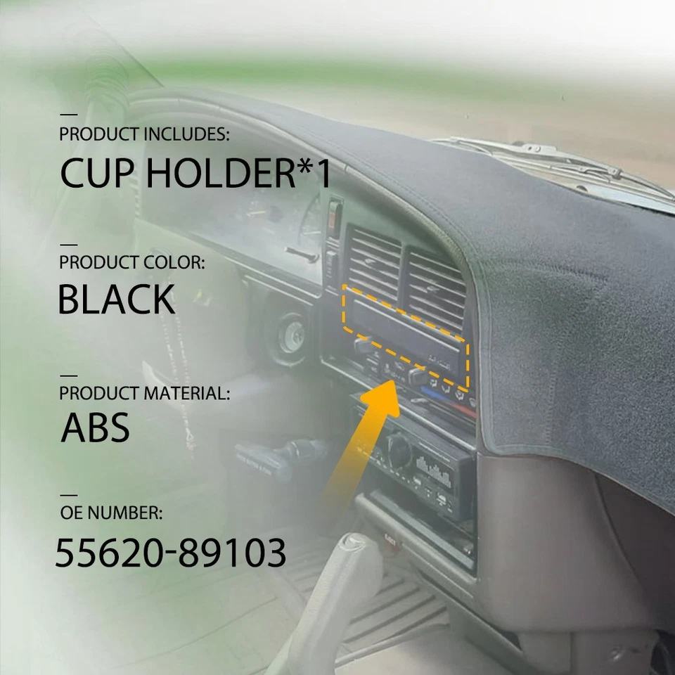 For TOYOTA PICKUP 4RUNNER Instrument Panel Cup Holder 55620-89103 USA - Image 2 of 4