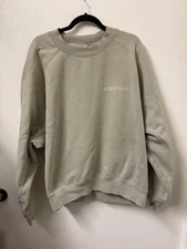 Fear of God Essentials Crewneck Sweatshirt Seafoam Sz XL