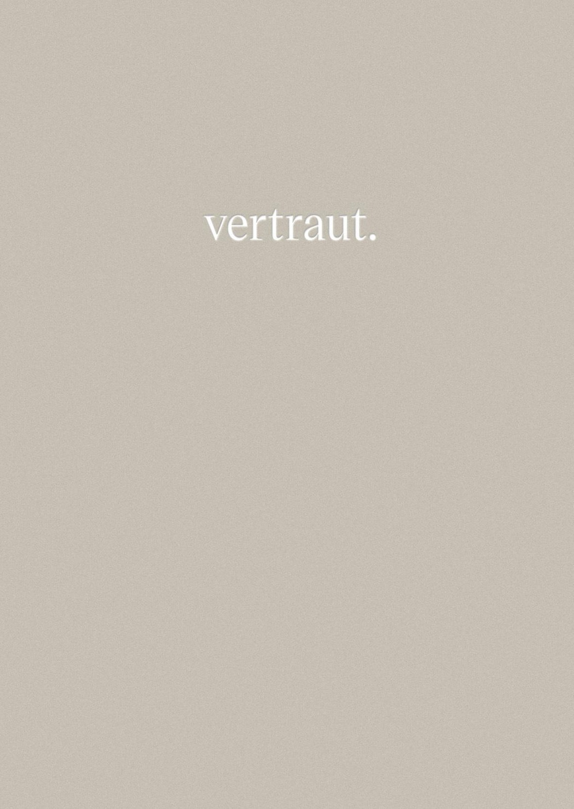 vertraut. Judith Fast