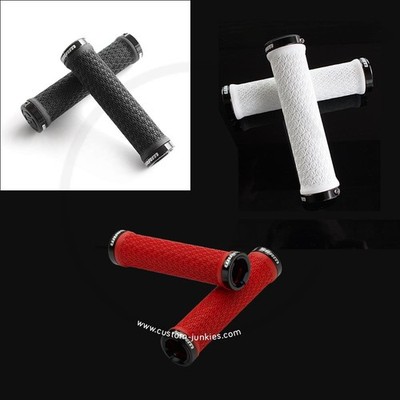 SRAM MTB Lenkergriffe Double Clamp Lock-On Fahrrad Griffe | schwarz, weiß o. rot