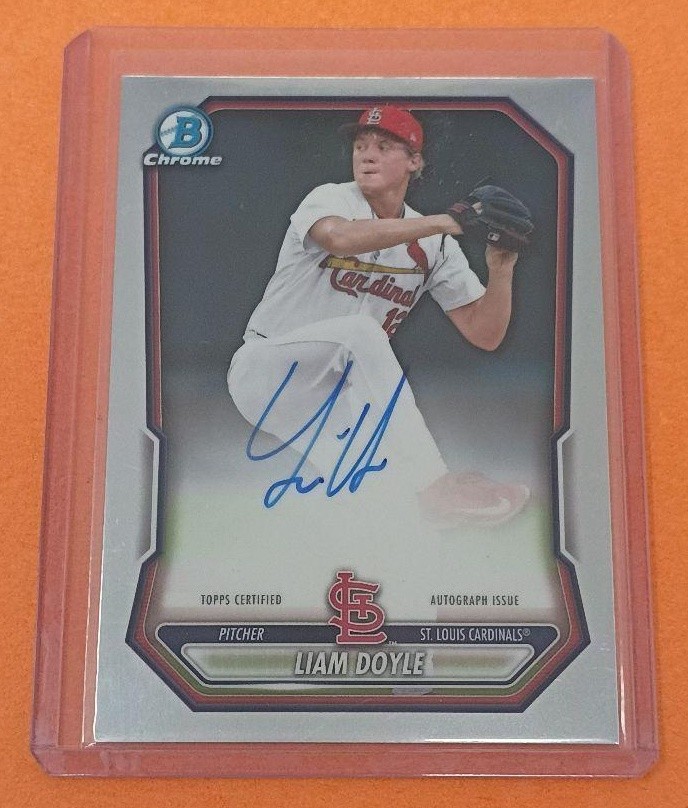 2026 Bowman Chrome Liam Doyle #CPA-LD Prospects Auto Cardinals