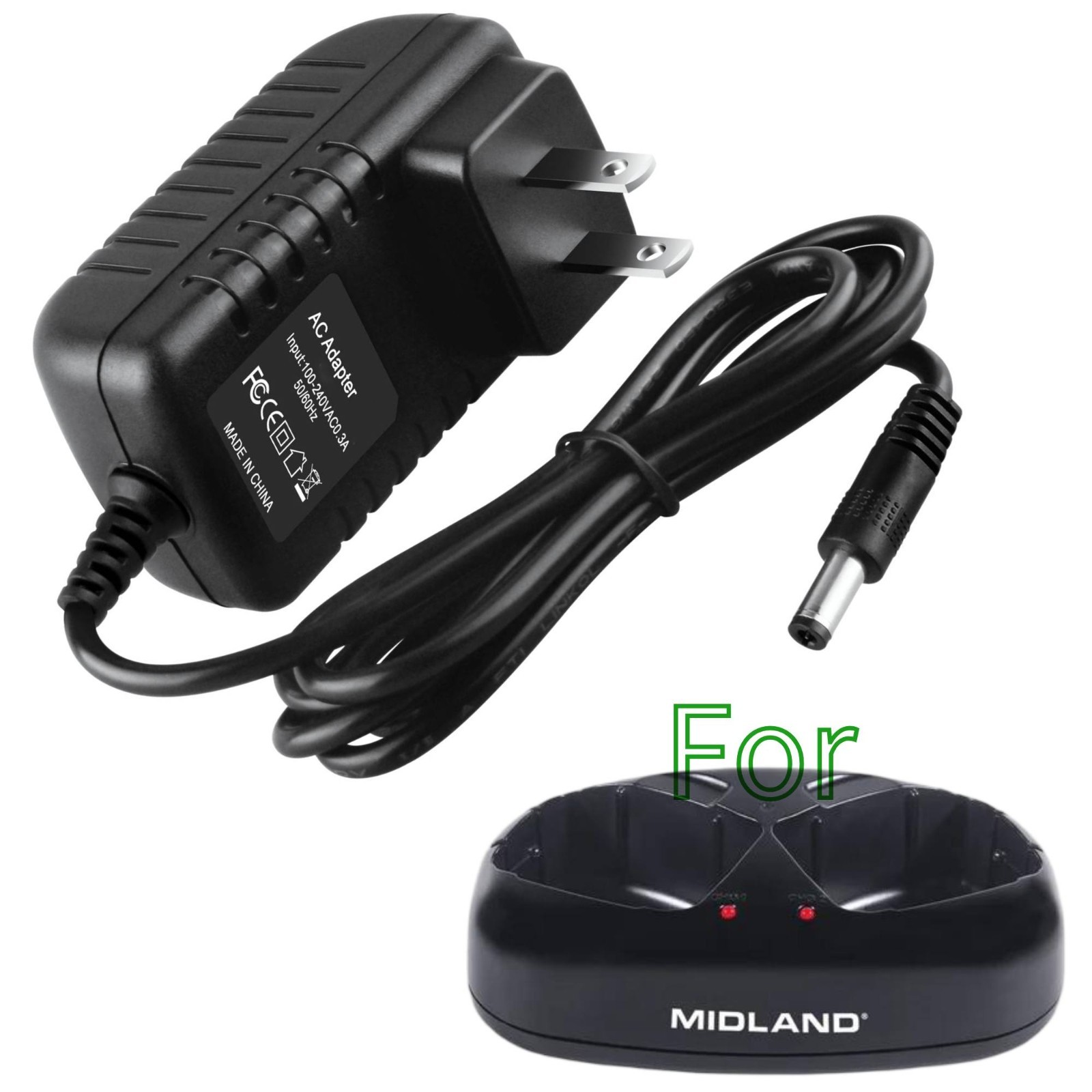 Power Adapter for Midland 18CVP8 REV B Dual Dock Desktop Cha