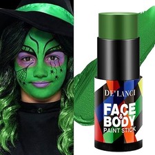 Face Body Paint Stick Oil 0.75 Oz ,Clown White Eye Black Cream B0BBPH4D2X