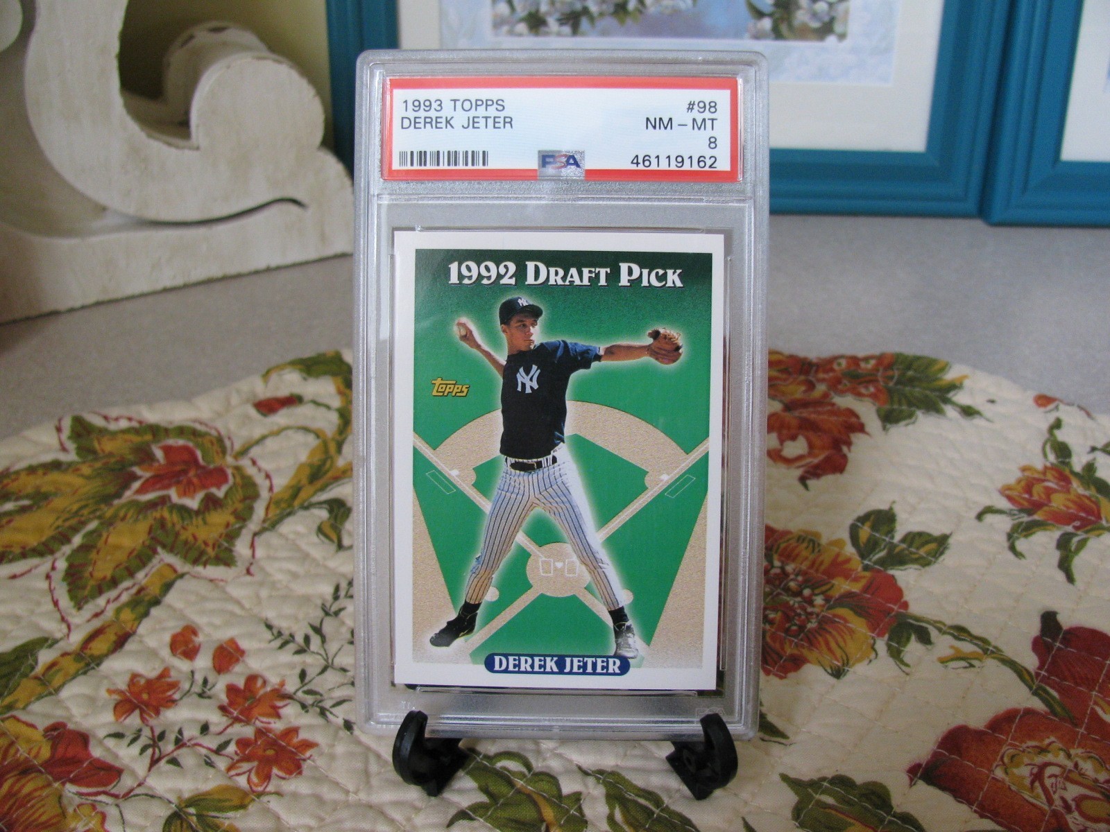 1993 Topps Derek Jeter NY Yankees Rookie Card #98 PSA-8 NM-MT