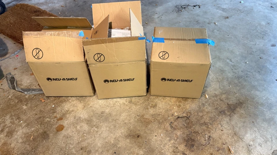 Lote de 3: Rev A Shelf 8-060-11SS - Contenedor de residuos de encimera Foto 2 de 4