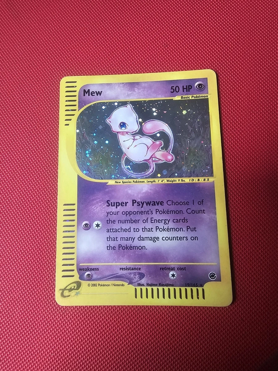 25+ Pok mon Mew TCG Expedition Base Set Individual Collectible Card