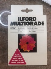 Ilford Multigrade 3.5" x 3.5" Filters Set Of 12 EUC 8.9cm x 8.9 cm Complete Nos