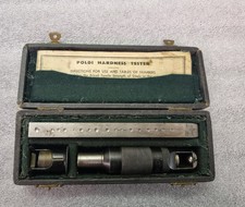 Vintage Poldi Metal Impact Hardness Tester in Case
