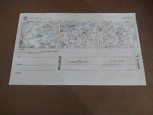 Lotto X 4 Fratelli Warner 3 Tenori E Sei Fuori, Produzione Storyboard Art C32 - Foto 5 di 7