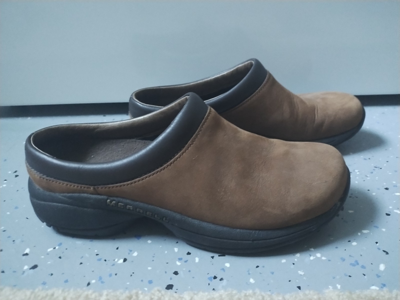 Merrell Jungle Moc scarpe donna taglia 7 5 comode slip on ammortizzate ad aria usate in ottime condizioni