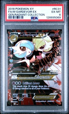 PSA 6 Mega Gardevoir Ex #RC31 2016 Xy Generations Radiant