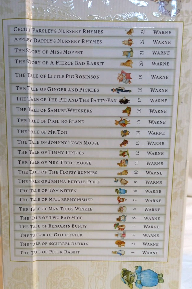 Beatrix Potter Books Box Set The World of Peter Rabbit Complete Collection 23 - Image 3 of 4