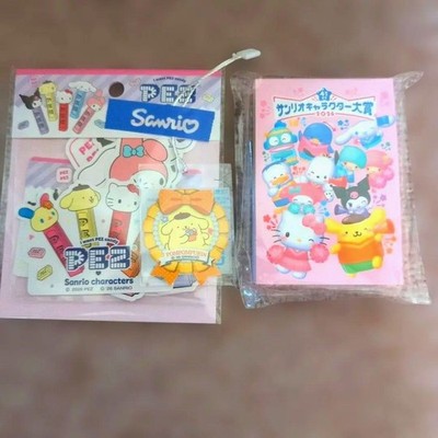 Sanrio Character PEZ Sticker & Memo Pad Set