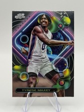 2024 Topps Cosmic Chrome Philadelphia 76ers Tyrese Maxey #96 Trading Card NBA