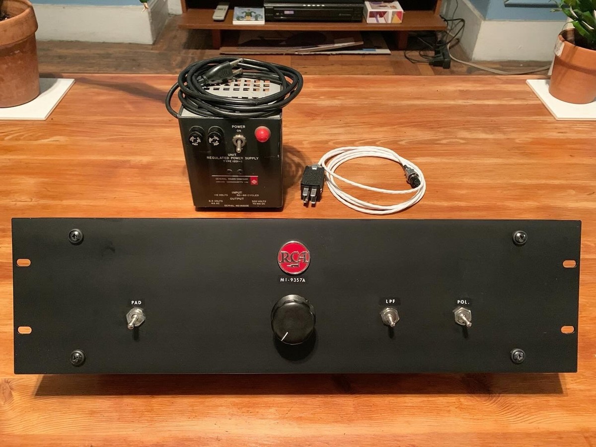 Fully Resored RCA MI-9357A Vintage Tube Mic Preamp Rackmount BA-2A