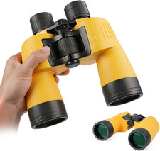7X50 Binocolo Marino per Adulti, Binocolo Impermeabile Con Gomma Antishock BAK4 