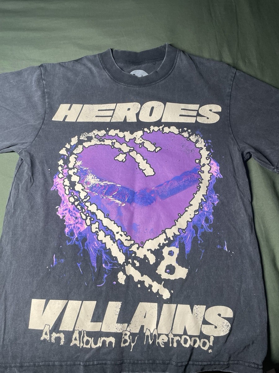 metro boomin tシャツ heroes&villains 新品未使用。 Metro Boomin Heroes & Villains Limited Edition Graphic T-Shirt