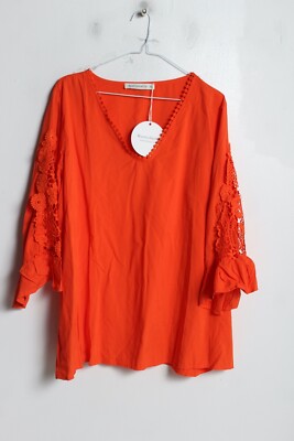 Rusttydustty Damen Bluse Top rot - Gr. 1XL XL (A31) NEU