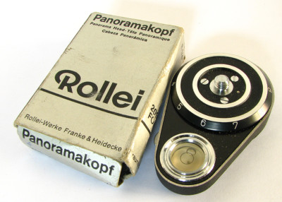 Rolleiflex Panorama Head 360 Degrees Plus Bubble Level, Unused Rollei Accessory