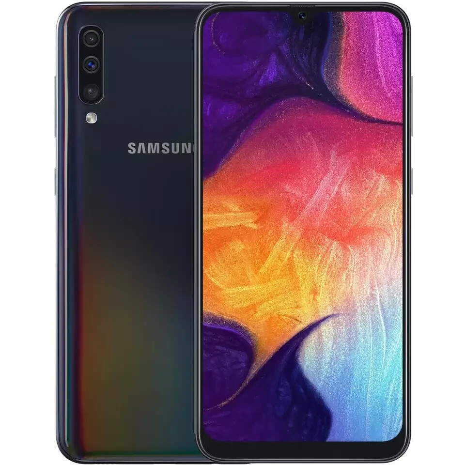 T-MOBILE) Samsung Galaxy A50 SM-A505U 64GB Black 6.4