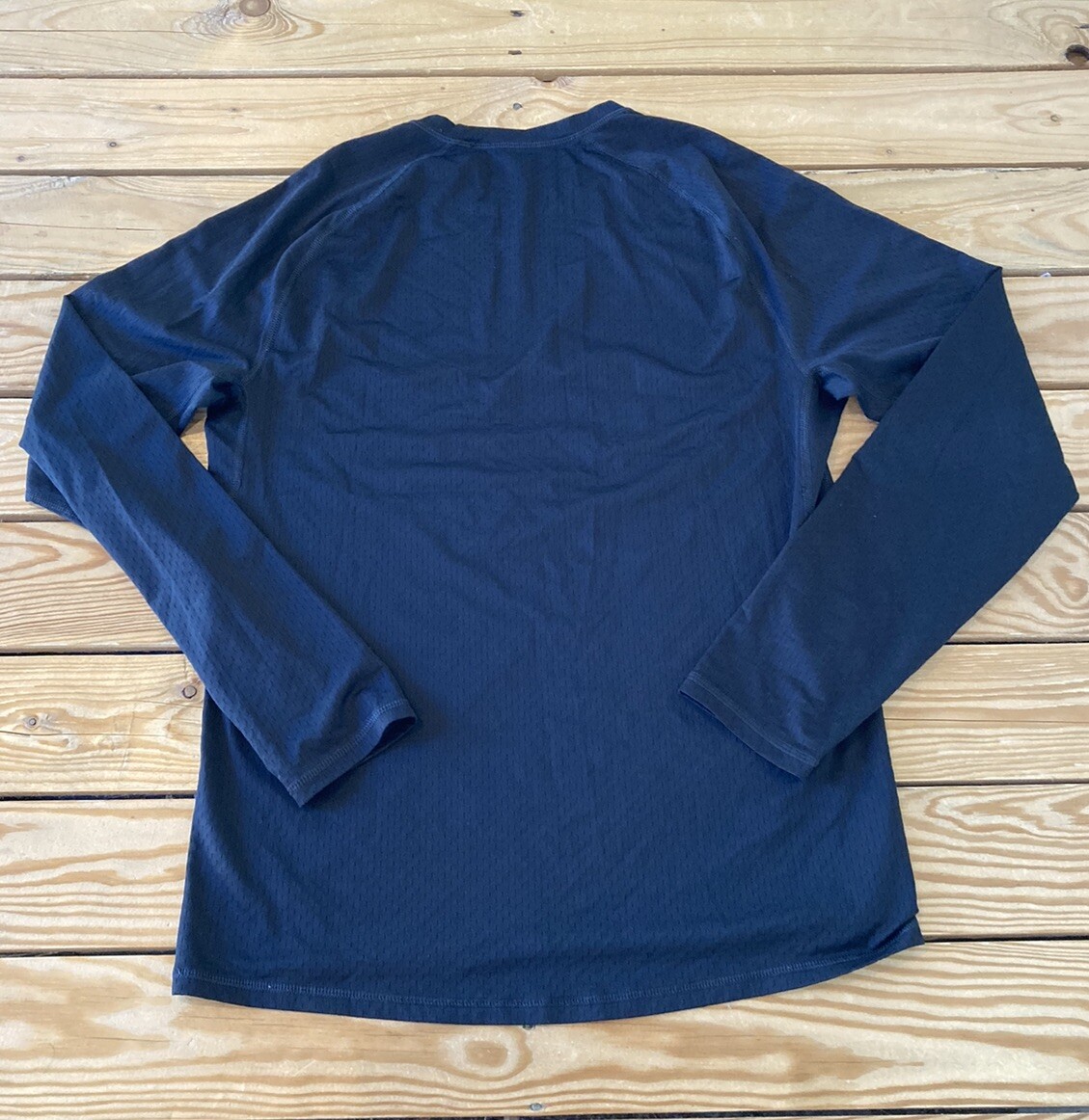 REI Men's Long Sleeve Base Layer Top size S Black M5 | eBay
