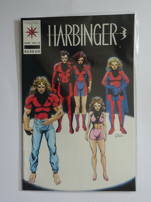 Harbinger #6 without coupon NM  Valiant Comics 1992 series