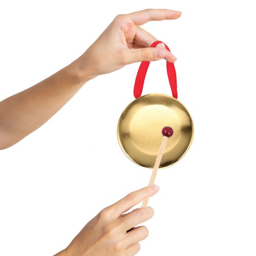 Child Portable Gong Traditional Chinese Music Instrument with Mallet - Bild 7 von 12