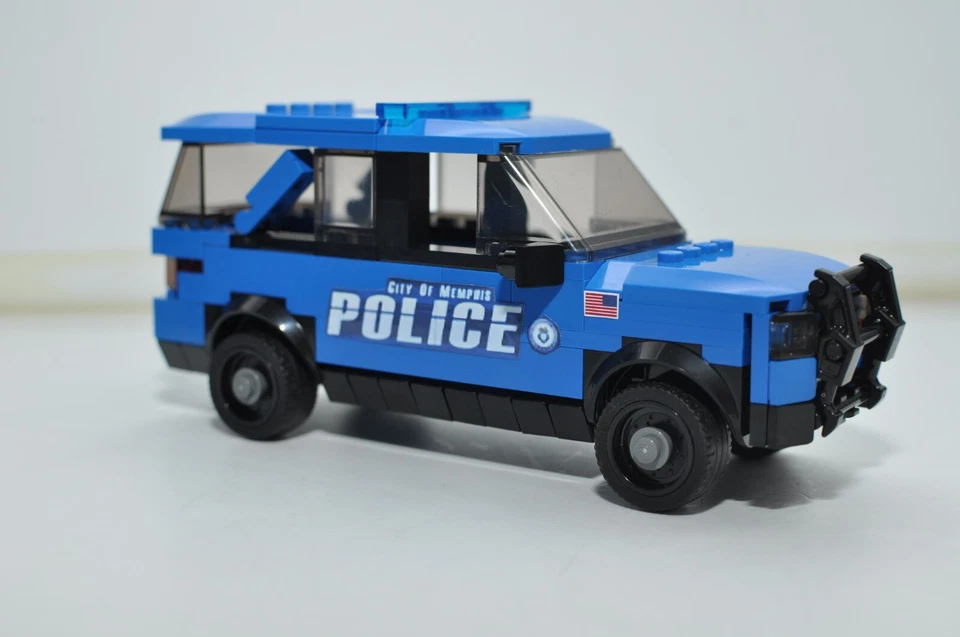 Modelo personalizado Police Interceptor City of Memphis compatible con ladrillos LEGO® Foto 3 de 3