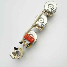 Fender Jazz Bass Dual Volume Modern Wiring Harness - .05uf Cap