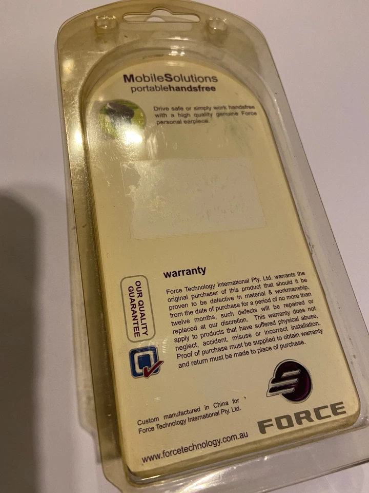 Samsung SGH-A501,D500,D600,D730,E310 Mono PHF Headset F-9008 in Silver Brand New - Image 2 of 2