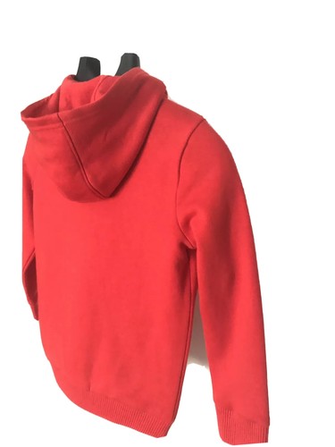 F & F Children Sweat Shirt Hooded Red 7-8 Year Old Zip Long Sleeves New No Tag - Imagen 10 de 12