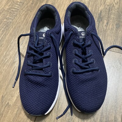 Giesswein Runners Wool Sneakers Shoes Womens Size 40 / 9  Navy Blue