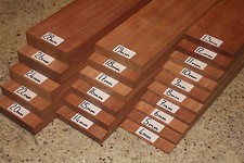 4mm to 65mm Thick Sapele/Mahogany Strips L600 x W72mm /Slats/Plank/Blank/Board