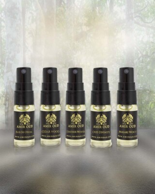 Sample Kit - Men's Woody Perfumes - Amir Oud (6 x 3ml) Extrait de Parfum