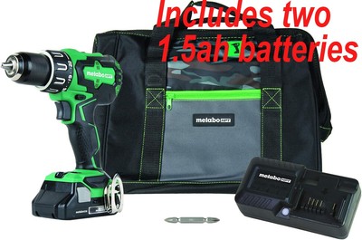 Metabo HPT DV18DBFL2 18V Cordless Brushless Hammer Drill Kit (2-Batteries)