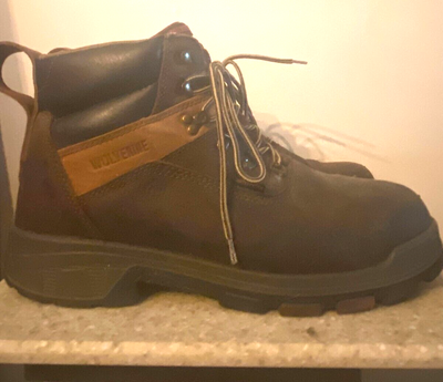 Wolverine Steel Toe Work Boots Mens 14 Leather Waterproof  display picture 1