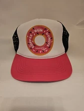 Saucony Boston Marathon Coffee Run Dunkin Donuts Snapback Hat Cap