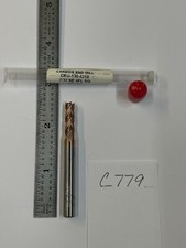 1 NEW HTC 7/32" DIAMETER CARBIDE ENDMILL. CRU-130-4218. 4 FL SQ. 5/8" LOC C779